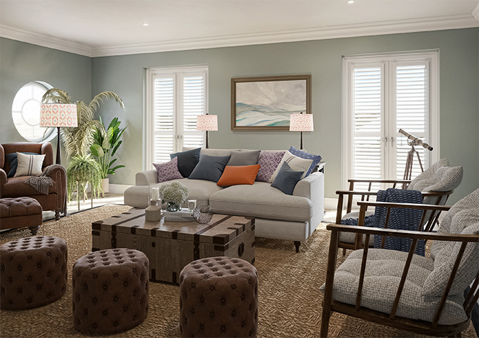 Sierra, Breeze White - Perfect Fit Shutter Blind - Image 6